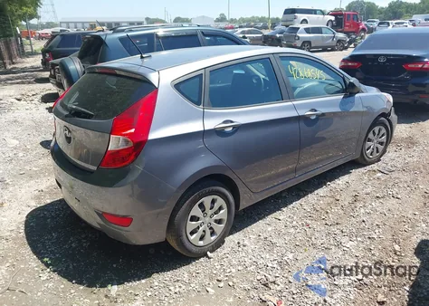 2017 Hyundai Accent Se из США, поврежденный, VIN KMHCT5AE4HU311488